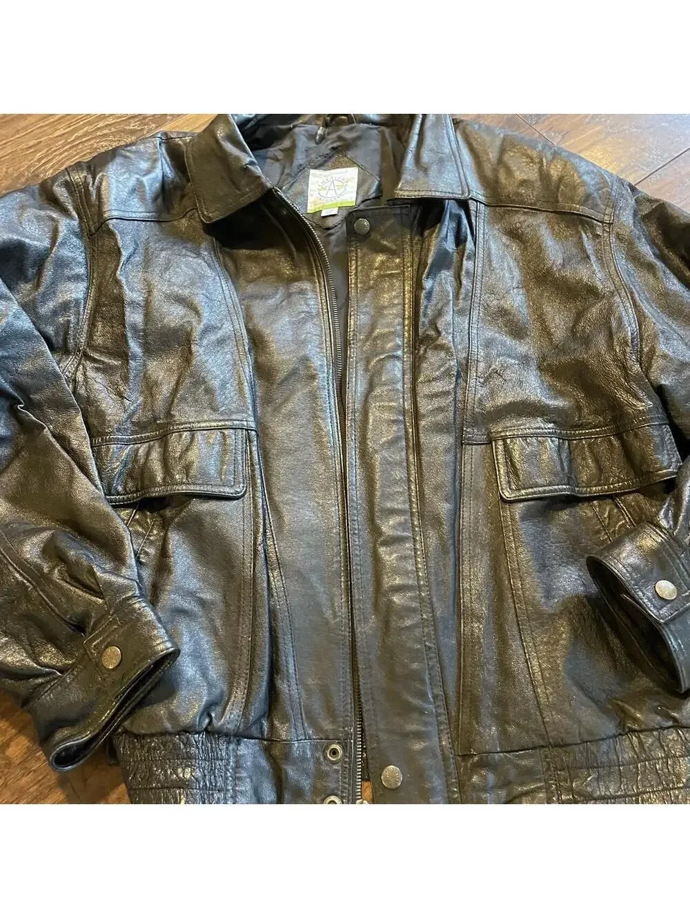 American Weekend Black and Brown Jacket Size Medium
